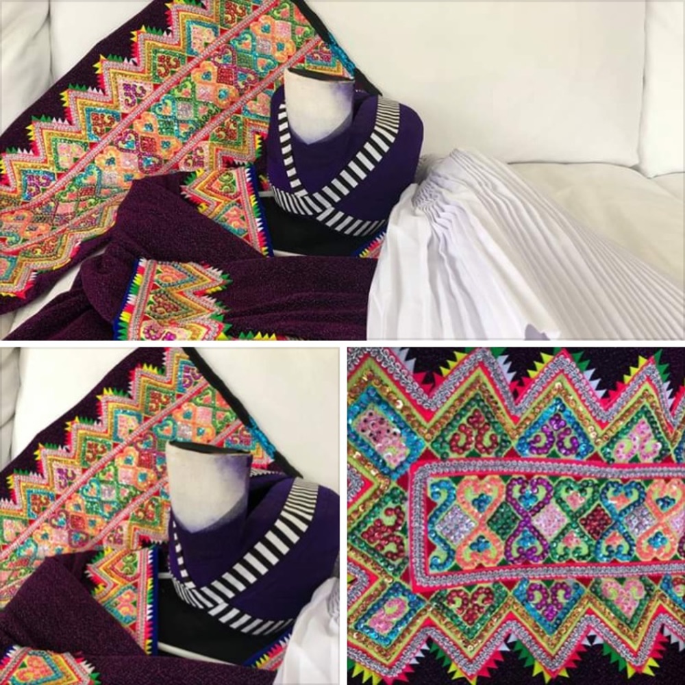 Hmong Traditional Handmade Outfit